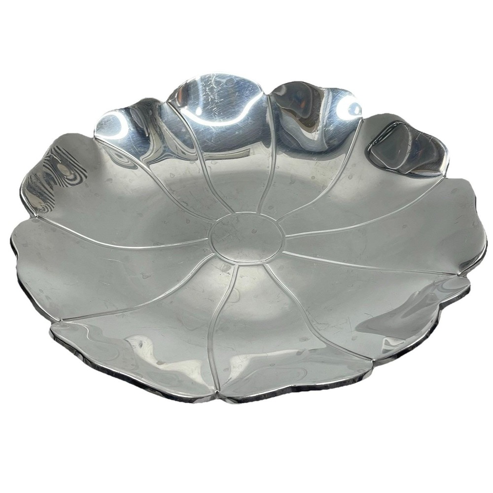 Cuisinart by Towle‎ Flower Blossom Serving Tray Platter Bowl Cast Aluminum 11.5"